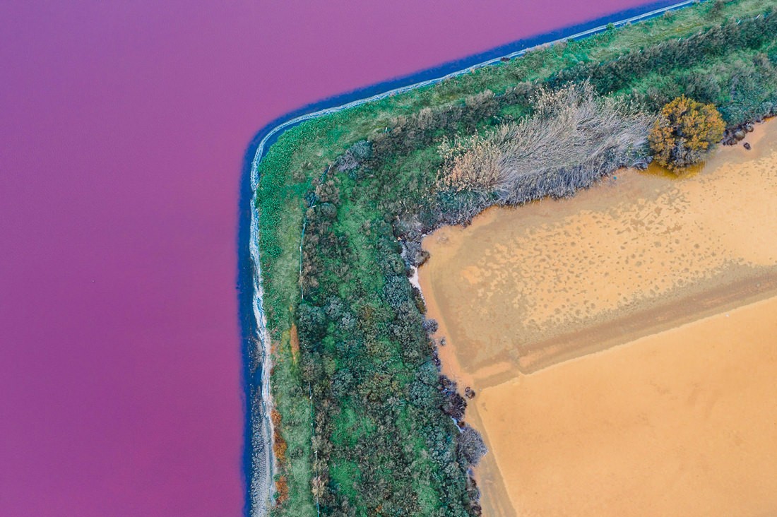 003 saltfields huelva algarve drone areal - Farben & Strukturen der Salzfelder