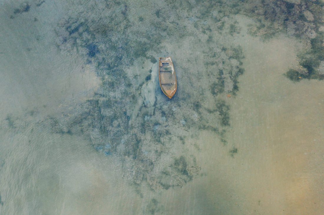 008 drone saltfields algarve beach - Luftaufnahmen entlang der Küste der Algarve