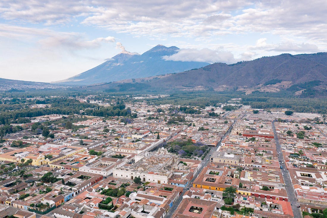 007 antigua altstadt hotel areal - Luftaufnahmen Antigua (Guatemala)