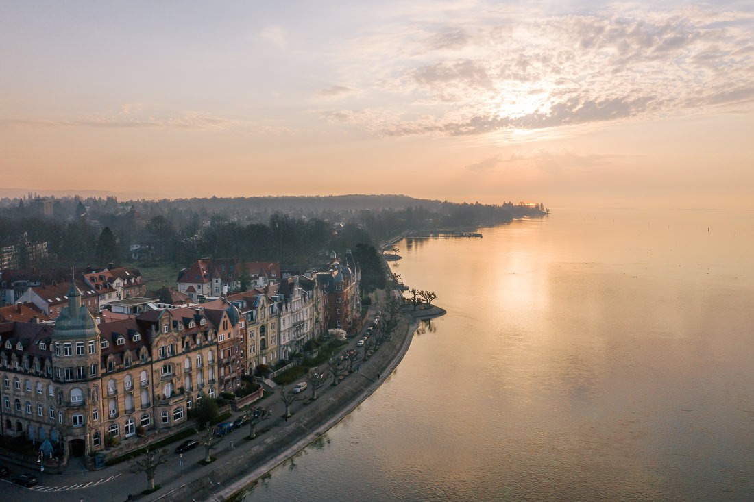 Sonnenaufgang Konstanz Seestrasse - Fotos aus meinem Alltag
