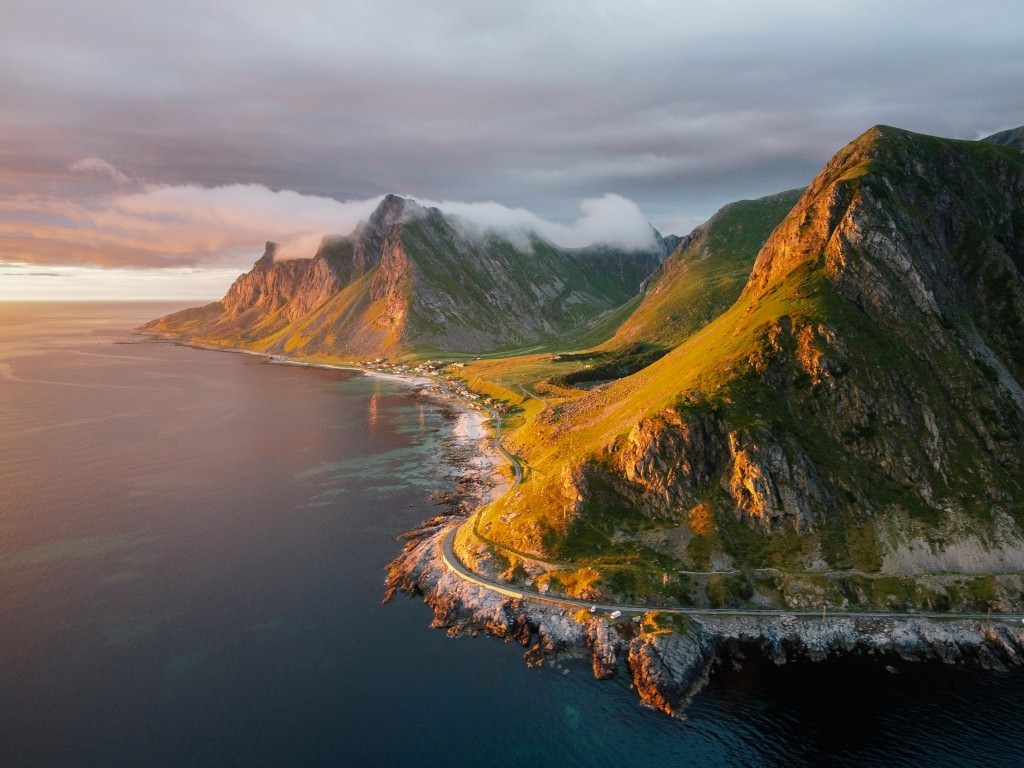 abendstimmung lofoten sonnenuntergang - Fotos aus meinem Alltag