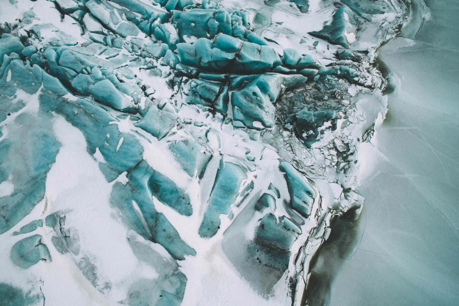 skaftafell glacier drone svinafellsjokul iceland 0003 - Luftaufnahmen aus aller Welt